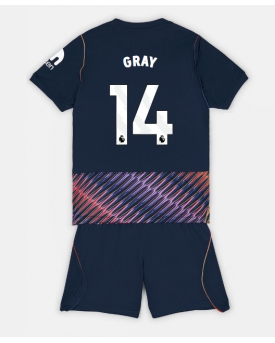 Tottenham Hotspur Archie Gray #14 Maglia Gara Trasferta Repliche 2026-27 Bambino Maniche Corte Tottenham Hotspur Archie Gray #14 Maglia Gara Trasferta Repliche 2026-27 Bambino Maniche Corte